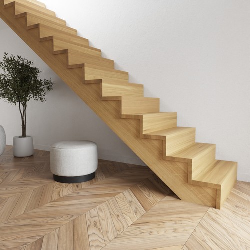 Treppen falttreppe gebeizte - falttreppe,