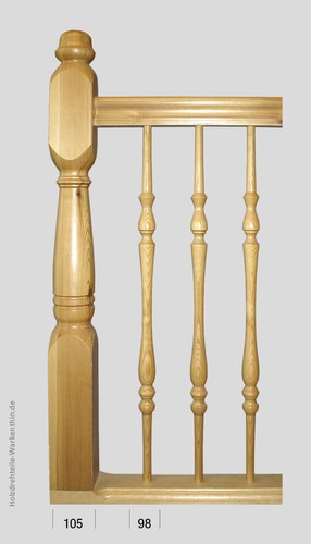 Treppenpfosten geländer holz - treppenpfosten,