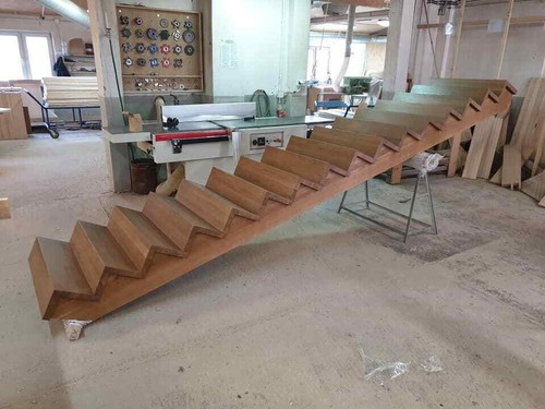 Treppen falttreppe gebeizte - falttreppe,